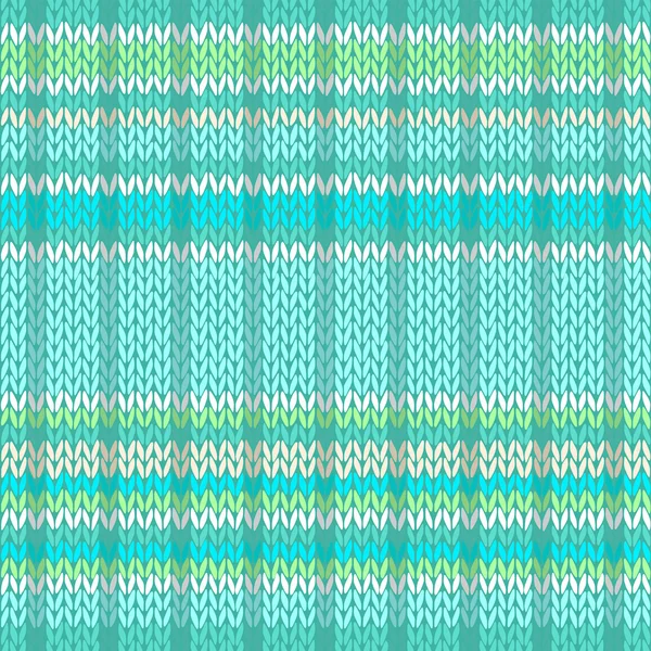 Naadloos patroon. Brei Textuur. Fabric Color Tracery achtergrond — Stockvector