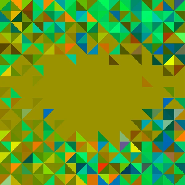 Quadro de cores geométrico abstrato — Vetor de Stock