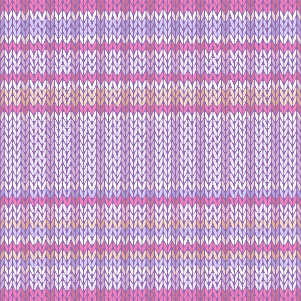 Schema senza soluzione di continuità. Tessitura a maglia. Tessuto colore Tracery sfondo — Vettoriale Stock