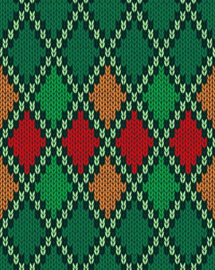 seamless Noel örgü modeli. örgü yün, ipek jakar o stili