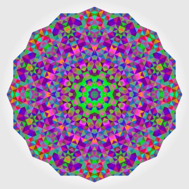 soyut renkli daire zemin. geometrik vektör mandala. MOS