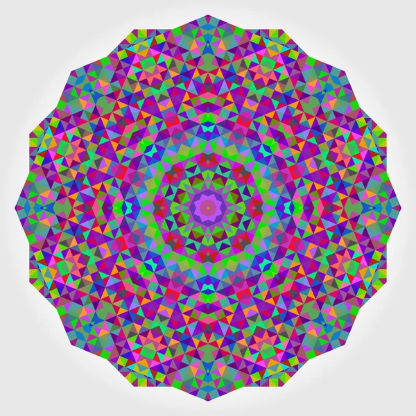 Abstracte cirkel van kleurrijke achtergrond. geometrische vector mandala. Mnd — Stockvector