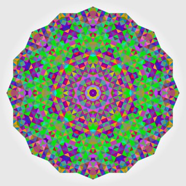 soyut renkli daire zemin. geometrik vektör mandala. MOS