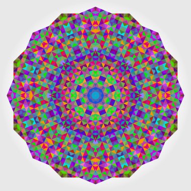 soyut renkli daire zemin. geometrik vektör mandala. MOS
