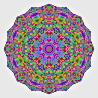 soyut renkli daire zemin. geometrik vektör mandala. MOS