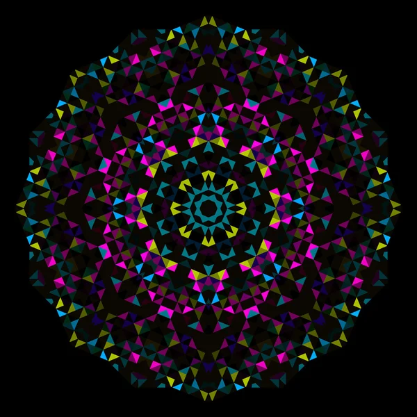 Анотація квітка. творчий стиль барвисті вектор колеса. блакитного маг — стоковий вектор