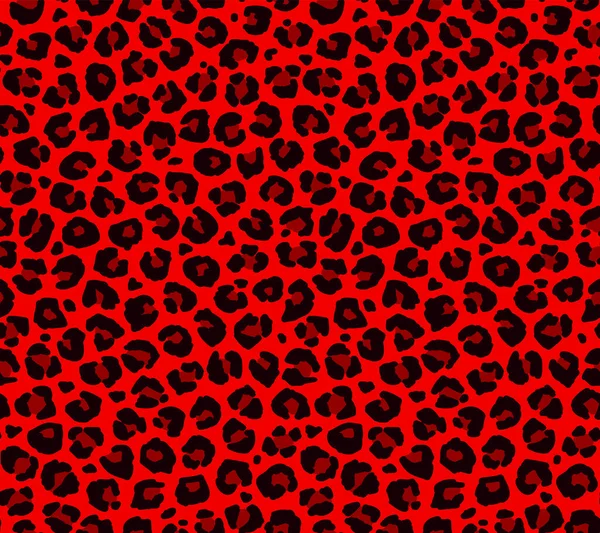 Problemfri jaguar pels mønster. Moderigtigt vild farve leopard print baggrund. Moderne panter animalsk stof tekstil print design. Stilfuld vektor farve illustration – Stock-vektor