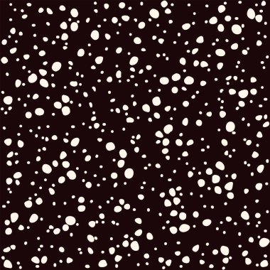 Kusursuz soyut siyah beyaz monokrom arka plan. Kış gecesi gökyüzü. El çizimi desen