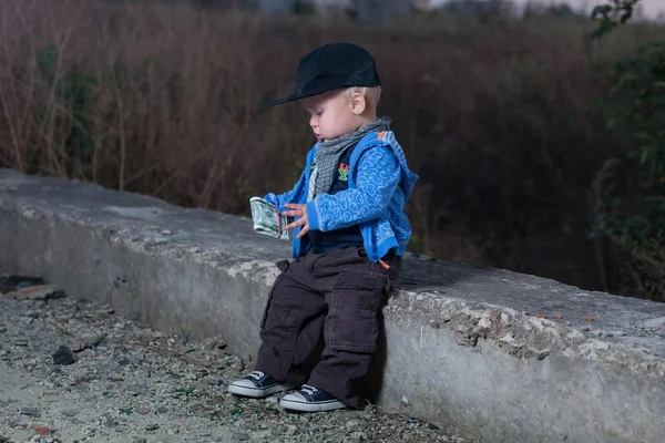 Little rapper — Stock Photo, Image