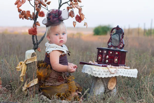 Girl in costume — Stock Photo, Image