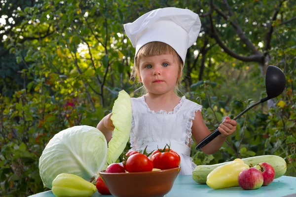 Kleine chef-kok — Stockfoto