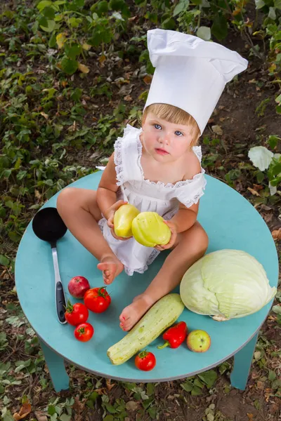 Malý kuchař — Stock fotografie