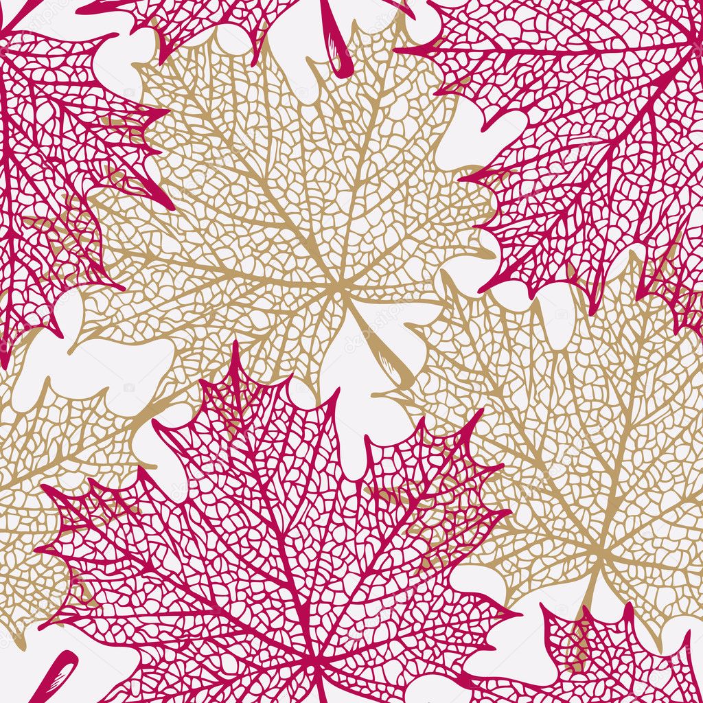 Maple leaves pattern