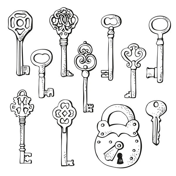 Keys set — Stock Vector