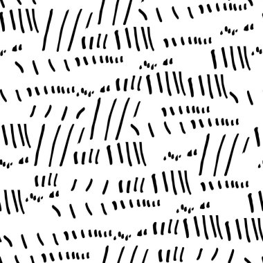 Soyut dikişsiz karalama deseni, elle çizilmiş mürekkep çizimi arka plan, vektör illüstrasyonu