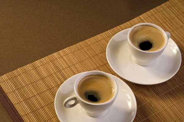 Espresso Koffie cups — Stockfoto