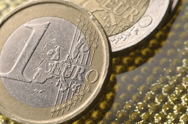 Moneta da 1 euro — Foto Stock