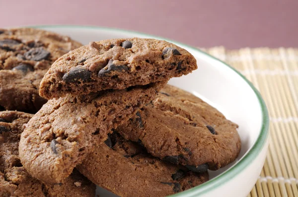 Biscoitos de chocolate — Fotografia de Stock