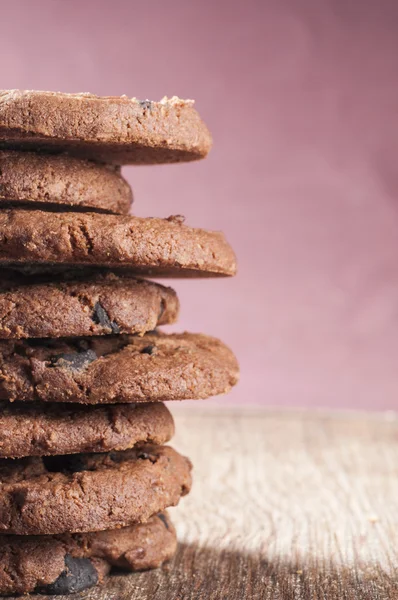 Zelfgemaakte koekjes met noten — Stockfoto