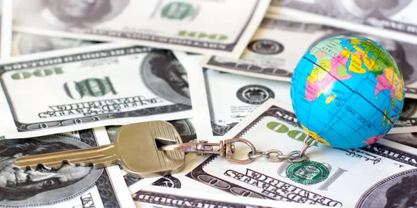 Money - a key from the world — Stock Photo, Image