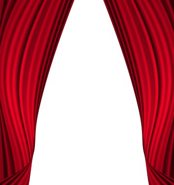 sahne perdesi üzerinde spotlight