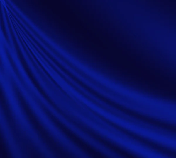 Blue curtain fade — Stock Photo, Image