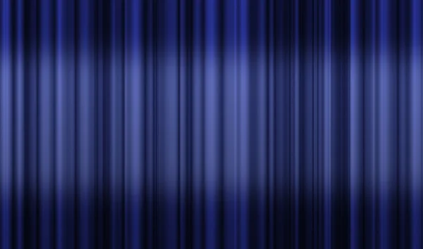 Tenda blu dissolvenza al buio — Foto Stock