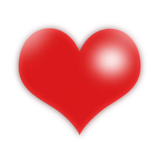 Red heart — Stock Photo, Image