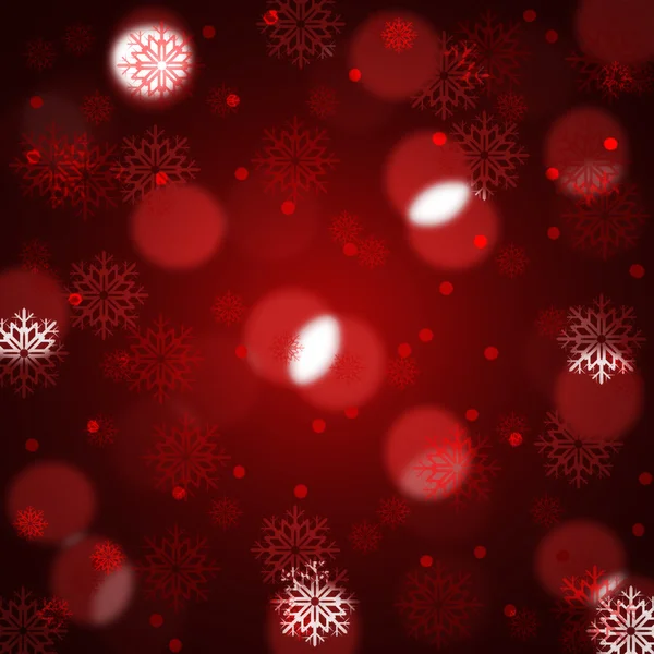 Abstrakti joulutausta lumihiutaleilla — kuvapankkivalokuva