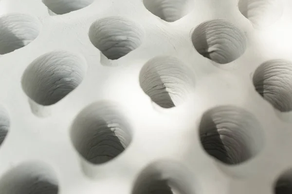孔のある空気換気用多孔質多孔質多孔質材料 — ストック写真