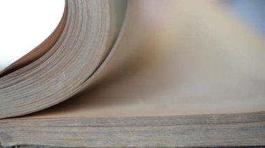 Yükseltilmiş sayfaları olan açık bir kitap. Bilginin ve bilgeliğin gücü