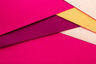 Soyut kağıt - renkli arkaplan, kağıt duvar kağıdından yaratıcı tasarım. Parlak doymuş geometri.
