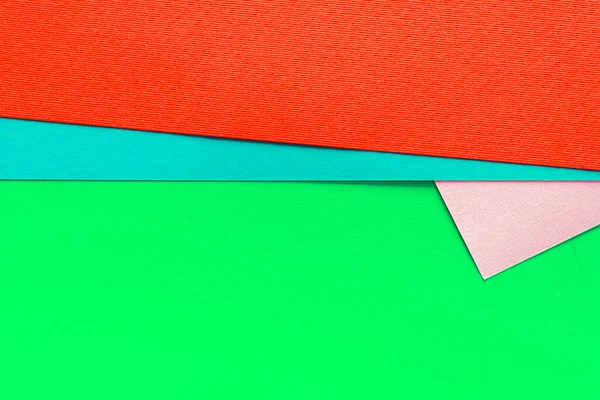 Геометрична Текстура Червоним Синім Зеленим Бежевим Папером — стокове фото