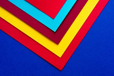 Soyut kağıt - renkli arkaplan, kağıt duvar kağıdından yaratıcı tasarım. Parlak doymuş geometri.