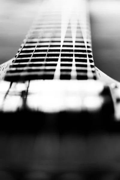 Elektro Gitar Gövdesi Boyun Detayı — Stok fotoğraf