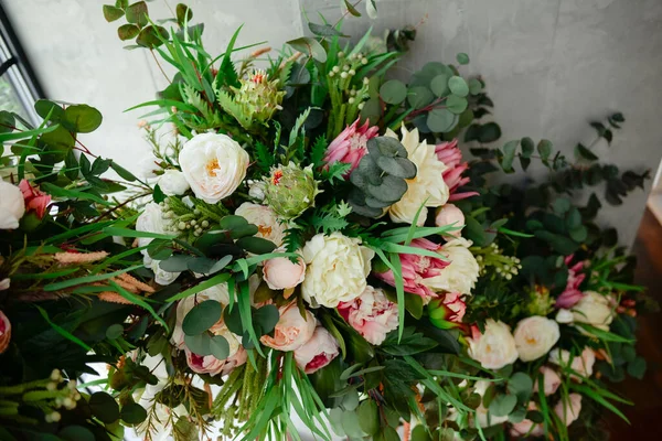 Schöner Blumenstrauß Für Den Hintergrund — Stockfoto