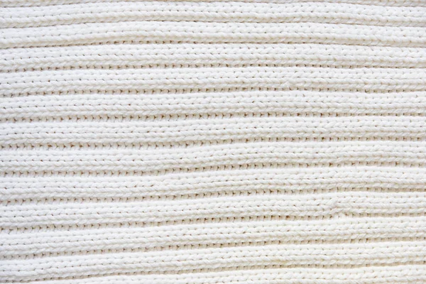 White Knitted Texture Woolen Wool — Stock fotografie