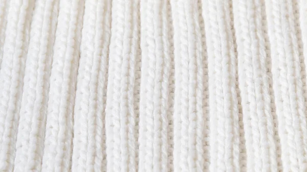 White Knitted Texture Woolen Wool — Stock Fotó