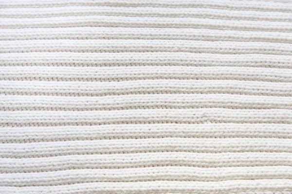 White Knitted Texture Woolen Wool — Fotografia de Stock