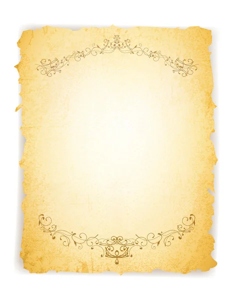 Vintage Grunge Paper With frame — Stock Vector