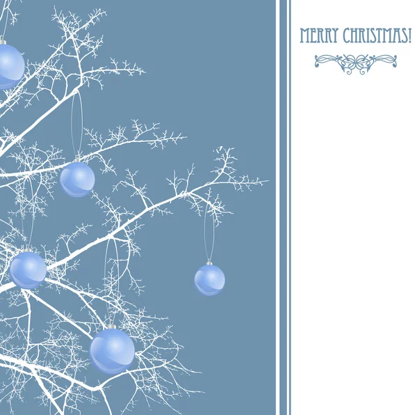 Buon Natale cartolina — Vettoriale Stock
