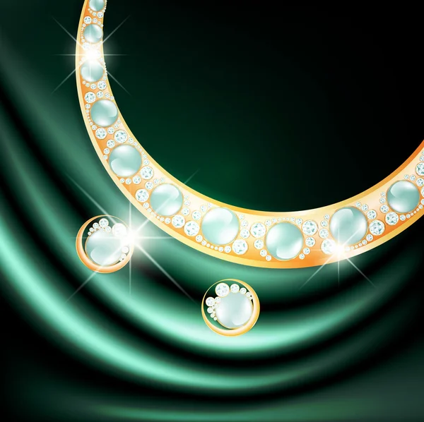 Ensemble de bijoux — Image vectorielle
