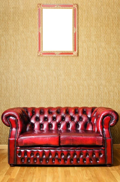 Sofa en frame — Stockfoto