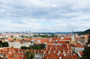 Prag 'ın panoramik görünümü