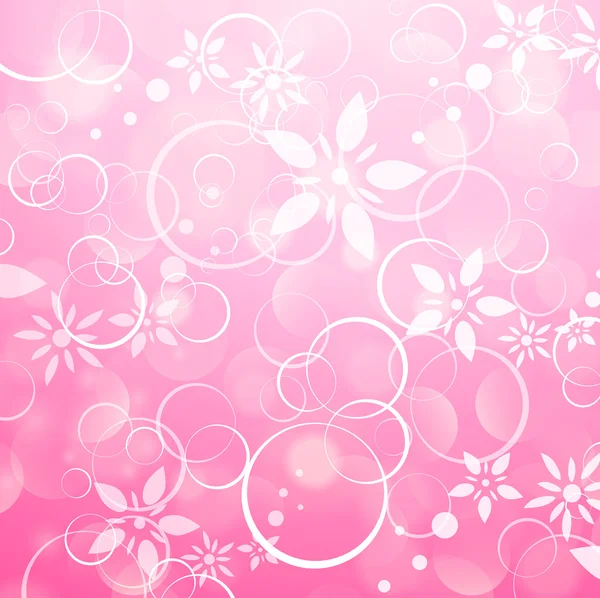Abstract Floral Background — Stock Vector