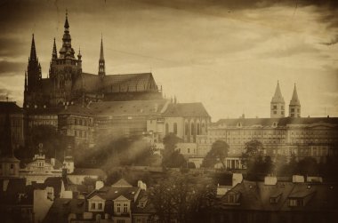 Prag'ın eski fotoğrafı