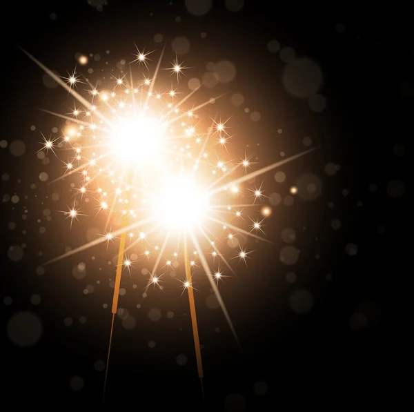 Sparklers — Stock Vector