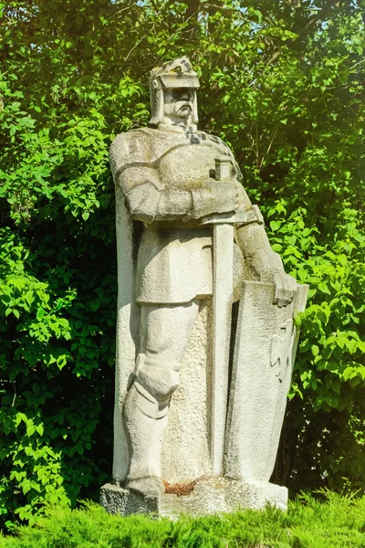 Памятник рыцарю — стоковое фото