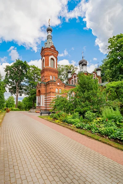 Starý Kostel Lotyšsku Limbazi — Stock fotografie