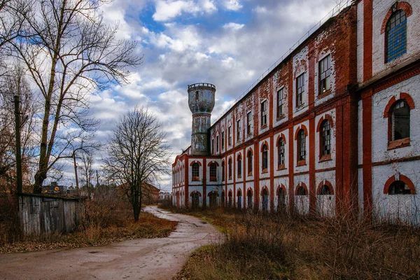Vecchia Fabbrica Zucchero Novotavolzhansky Abbandonata Nella Regione Belgorod — Foto Stock